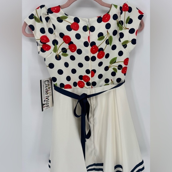 Little Miss Retro Cherry Dress - Picture 4 of 15